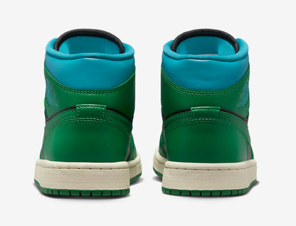 Jordan 1 Mid Lucky Green Aquatone - Vista 5