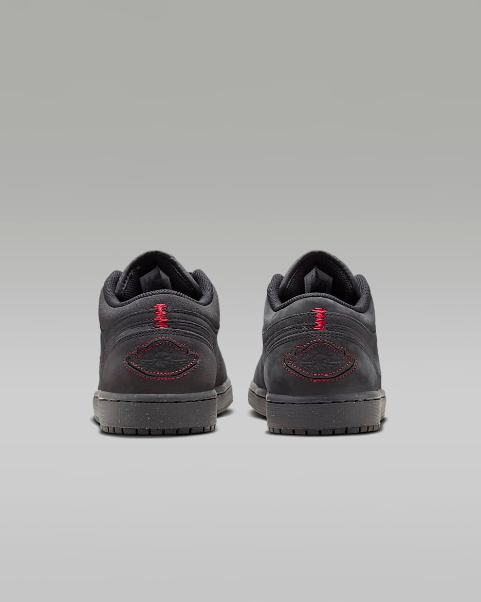 Jordan 1 Low SE Craft Dark Smoke Grey Varsity Red - Vista 6
