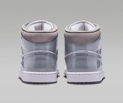 Jordan 1 Mid SE White Medium Grey Cool Grey - Vista 5