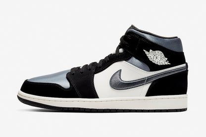 Jordan 1 Mid Satin Grey Toe - Vista 1
