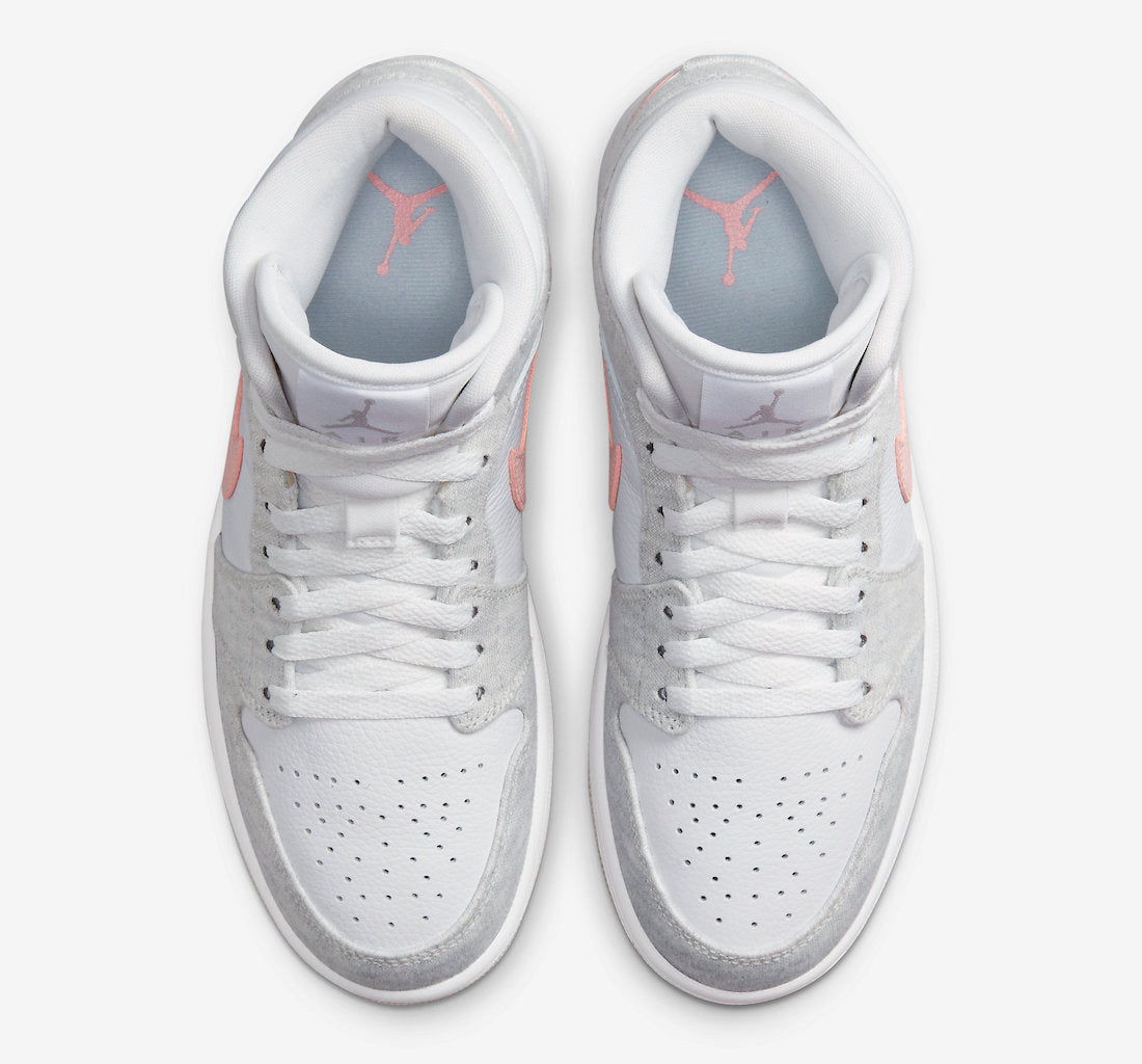 Jordan 1 Mid SE Light Iron Ore (Women's) - Vista 4