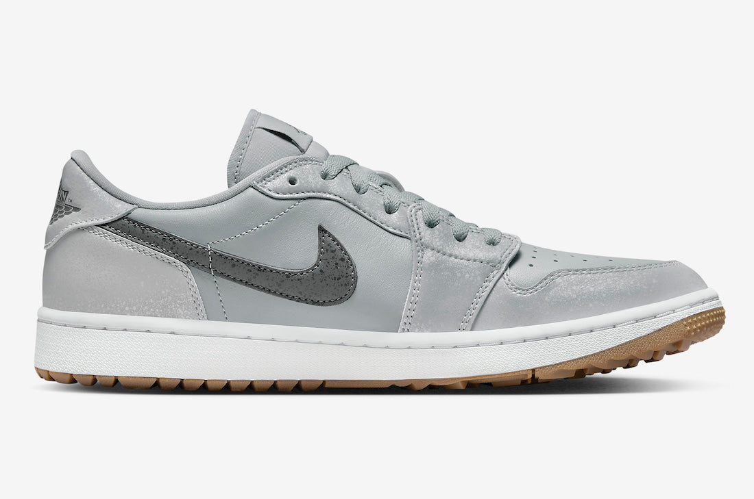 Jordan 1 Retro Low Golf Wolf Grey Gum - Vista 3