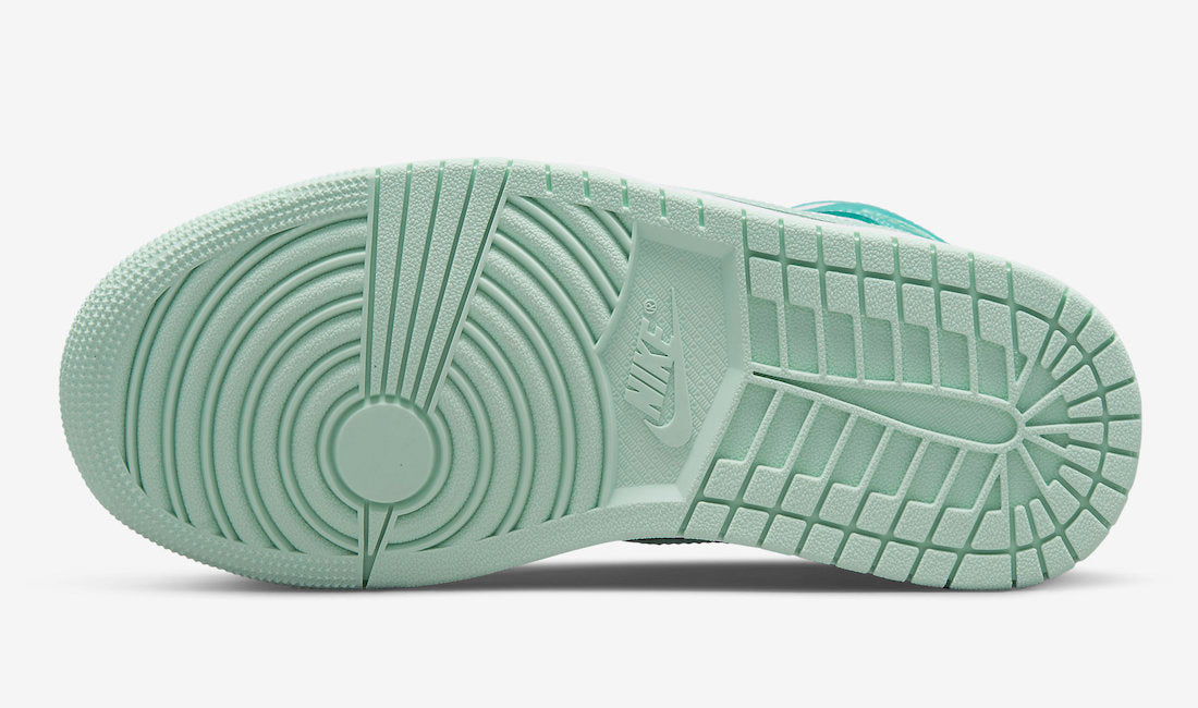 Jordan 1 Mid Washed Teal (Women's) - Vista 6