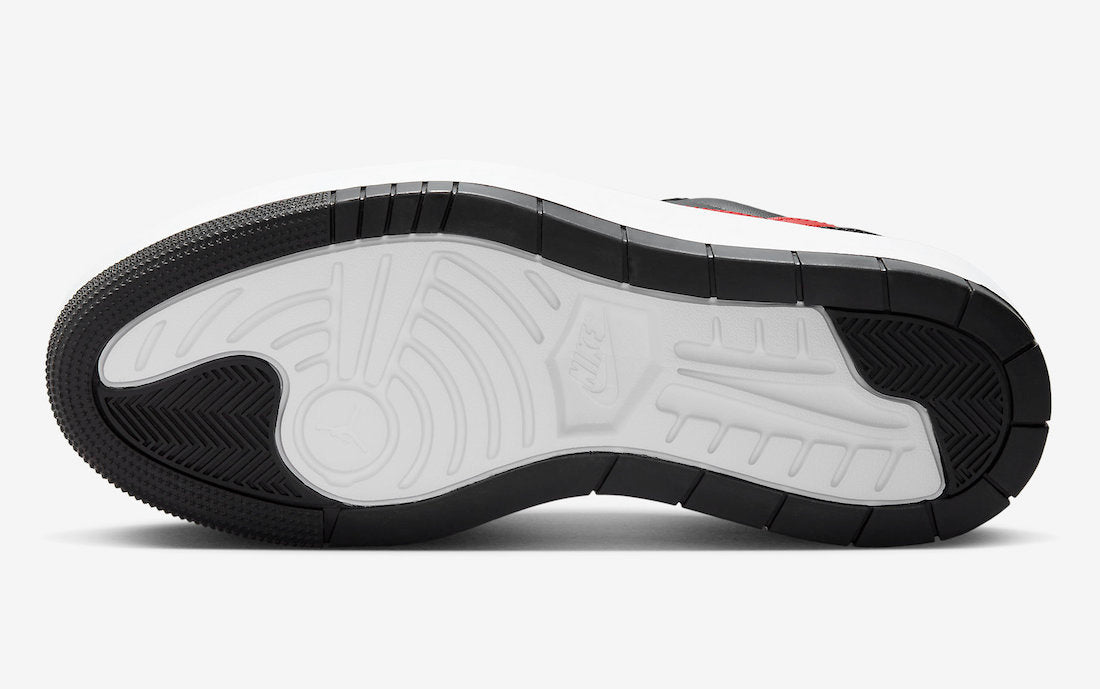 Jordan 1 Elevate Low Black Gym Red White (Women's) - Vista 6