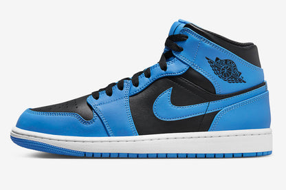 Jordan 1 Mid University Blue Black - Vista 2