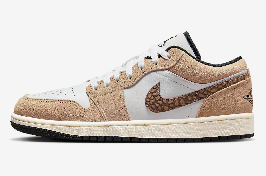 Jordan 1 Low SE Brown Elephant - Vista 2